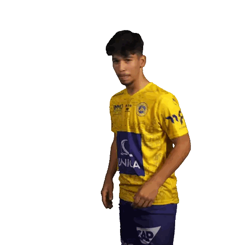 Man In Yellow Immo United Shirt Sticker
