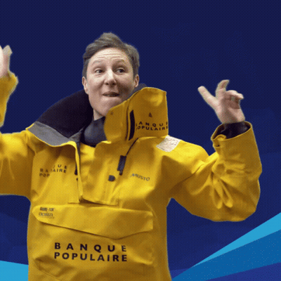 Man In Yellow Jacket Banque Populaire GIF
