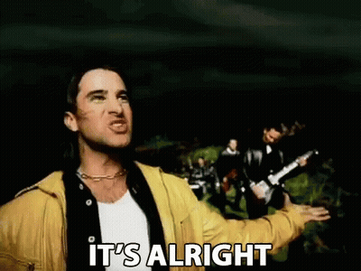 Man In Yellow Jacket Saying It's Alright GIF