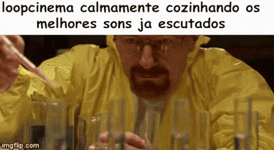 Man In Yellow Jacket With Beakers Loopcinema Calmamente Cozinh GIF