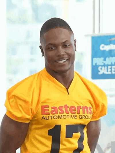 Man In Yellow Jersey Easterns Automotive Group GIF