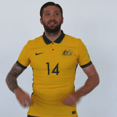 Man In Yellow Jersey Number 14 GIF
