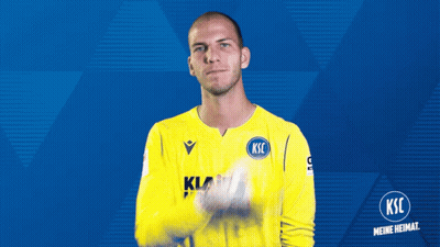 Man In Yellow Jersey With KSC GIF
