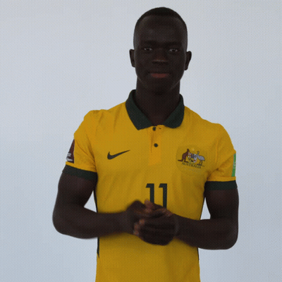 Man In Yellow Nike Shirt Number 11 GIF