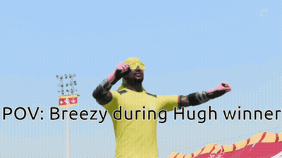Man In Yellow Pov Breezy During Hugh Winner GIF