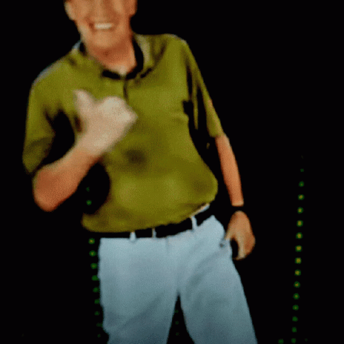 Man In Yellow Shirt GIF