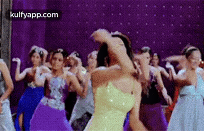 Man In Yellow Shirt In Kitchen GIF
