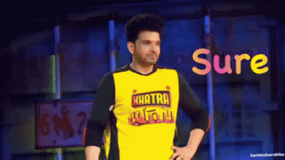 Man In Yellow Shirt Khatra GIF
