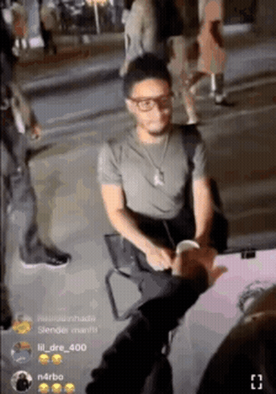 Man In Yellow Shirt Playing Basketball With White Shirt GIF