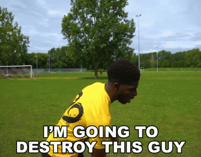 Man in Yellow Shirt Saying I'm Going to Destroy This Guy