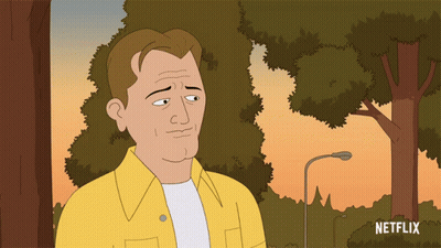 Man In Yellow Shirt Saying Netflix GIF