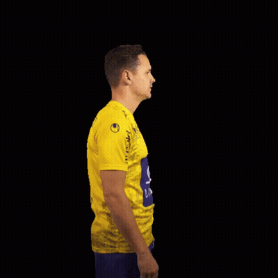Man In Yellow Shirt Saying Union GIF