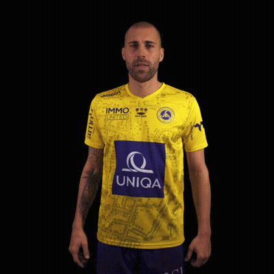 Man In Yellow Shirt Saying Uniqa GIF
