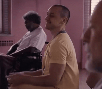 Man In Yellow Shirt Smiling GIF