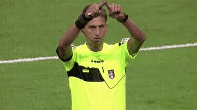 Man In Yellow Shirt With Letter I GIF