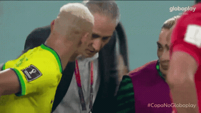 Man In Yellow Shirt With Number 8 Talking GIF