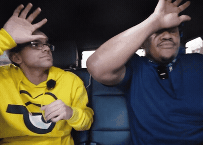 Man In Yellow Shirt With Smiley Face GIF