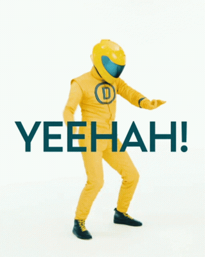 Man in Yellow Suit Dancing in Front of Yeena