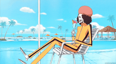 Man In Yellow Suit Drinking Cocktail GIF