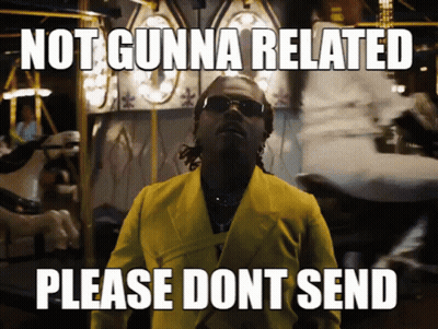 Man In Yellow Suit Saying Not Gunna Related GIF