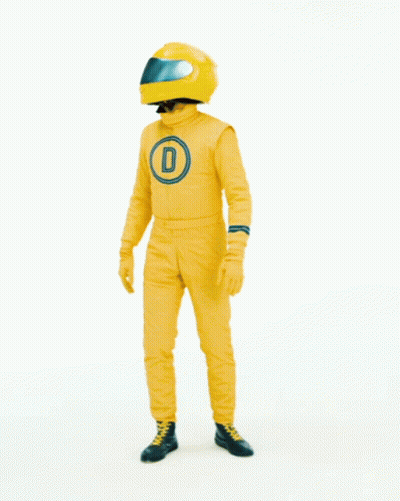 Man In Yellow Suit Saying Searching GIF