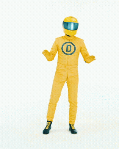 Man In Yellow Suit Saying Stay Cool GIF