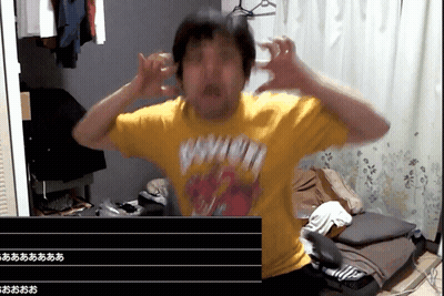 Man In Yellow Venom T-Shirt GIF