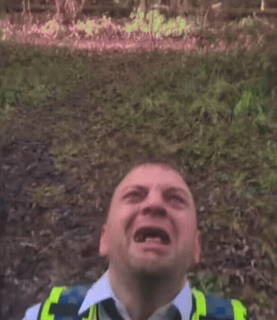 Man In Yellow Vest And Tie Yelling GIF