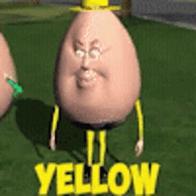 Man In York Shirt Throwing Eggs GIF