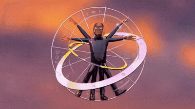 Man In Zodiac Wheel GIF