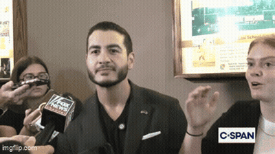 Man Interviewed By Fox News GIF