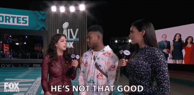 Man Interviewed By Two Fox Reporters GIF