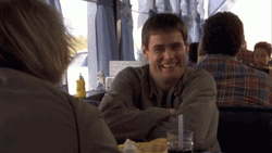Man Is Happy At Dumb And Dumber Bathroom GIF