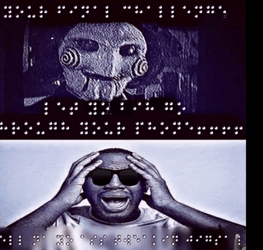 Man Is Shocked With Jigsaw GIF