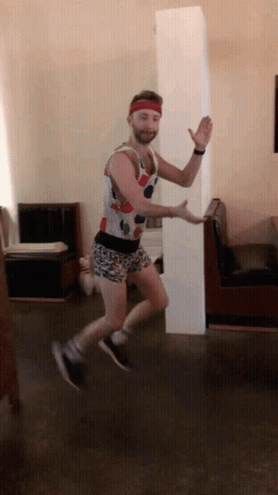 Man Jumping In The Air GIF