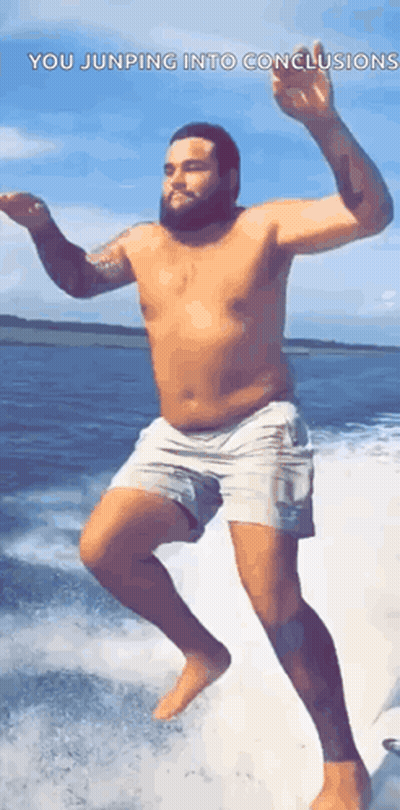 Man Jumping Into Water From Boat GIF