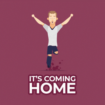 Man Jumping It's Coming Home GIF