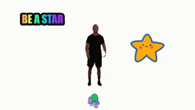 Man Jumping With Beastar GIF