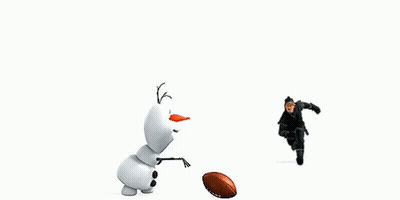 Man Kicking Rugby Ball With Slotted GIF