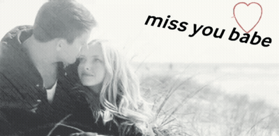 Man Kissing Woman Forehead Miss You Babe
