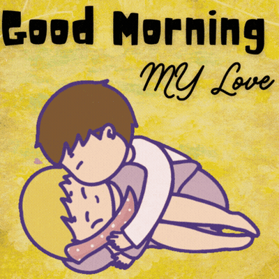 Man Kissing Woman Good Morning My Love GIF