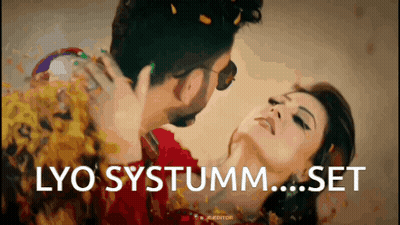 Man Kissing Woman Lyo Systumm Set GIF