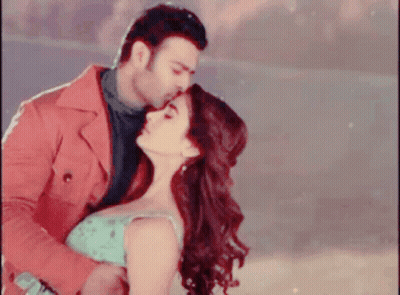 Man Kissing Woman On Forehead GIF