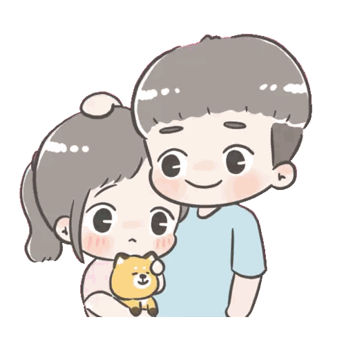 Man Kissing Woman On Forehead Sticker