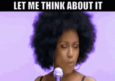 Man Kneeling Before Two Women Saying Let Me Think About It GIF