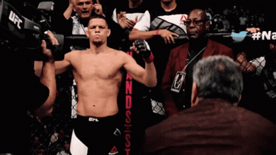 Man Kneeling In Boxing Ring GIF