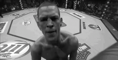 Man Kneeling In Boxing Ring GIF