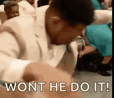 Man Kneeling In Church Wont He Do It GIF