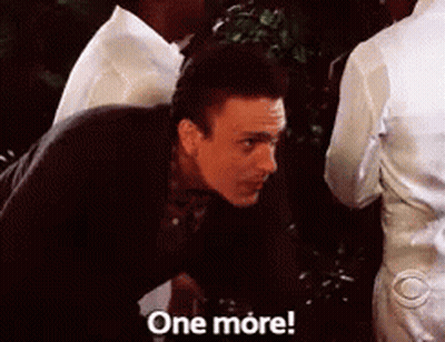 Man Kneeling Saying One More GIF
