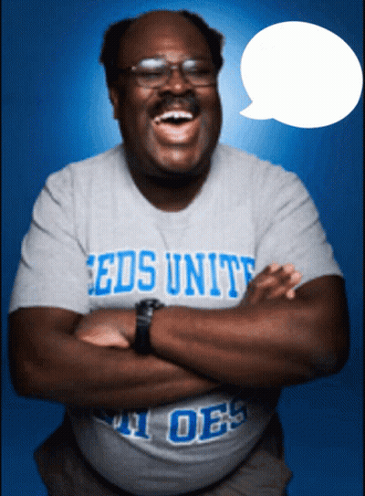 Man Laughing Arms Crossed Seeds Unite Shirt GIF